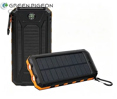 Waterproof Solar Power Bank rau Camping