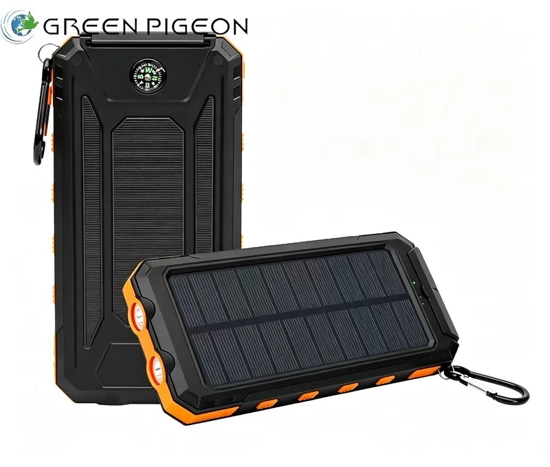 Waterproof Solar Power Bank rau Camping